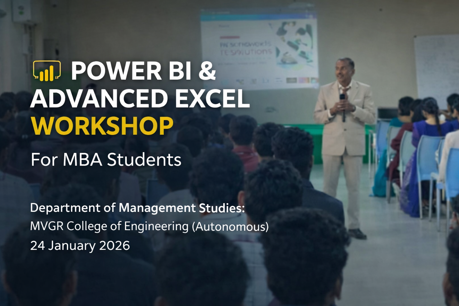 Bridging Academia and Industry: Power BI and Advanced Excel Workshop for MBA Students