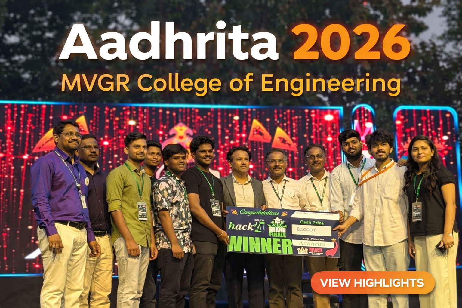 Aadhrita-2026 – A Grand Celebration of Innovation, Talent and Collaboration at MVGR