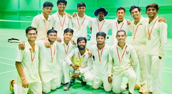 MVGR College Crowned District Champions in Prestigious Eenadu Cricket Tournament