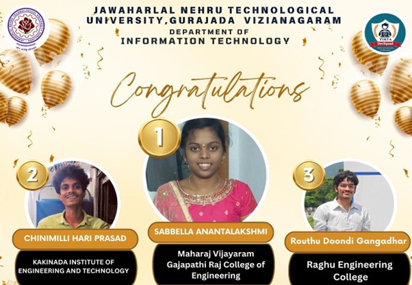 MVGR College's Sabbella Anantalakshmi Clinches 1st Position in Code Quest 2.0 Competition