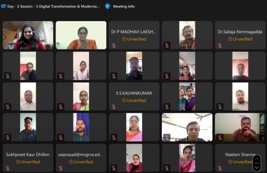 Department of Management Studies Conducted a Three-Day Online FDP